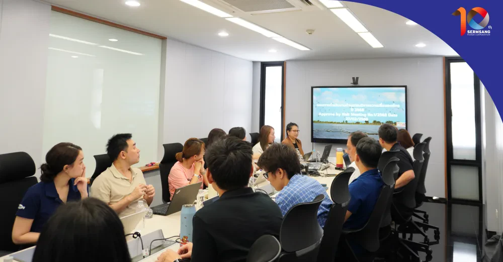 เสริมสร้าง พาวเวอร์ เน้นย้ำการบริหารความเสี่ยงเชิงรุกผ่านการประชุมทบทวนประจำปี 2568 เพื่อยกระดับการกำกับดูแลกิจการเพื่อการเติบโตอย่างยั่งยืน