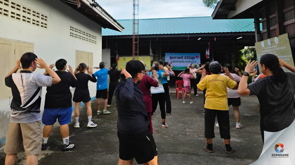UPT Donates Audio Equipment to Ban Thanon Khot Community Promoting Health and Quality of Life for the Elderly, Driving a Sustainable Healthy Society