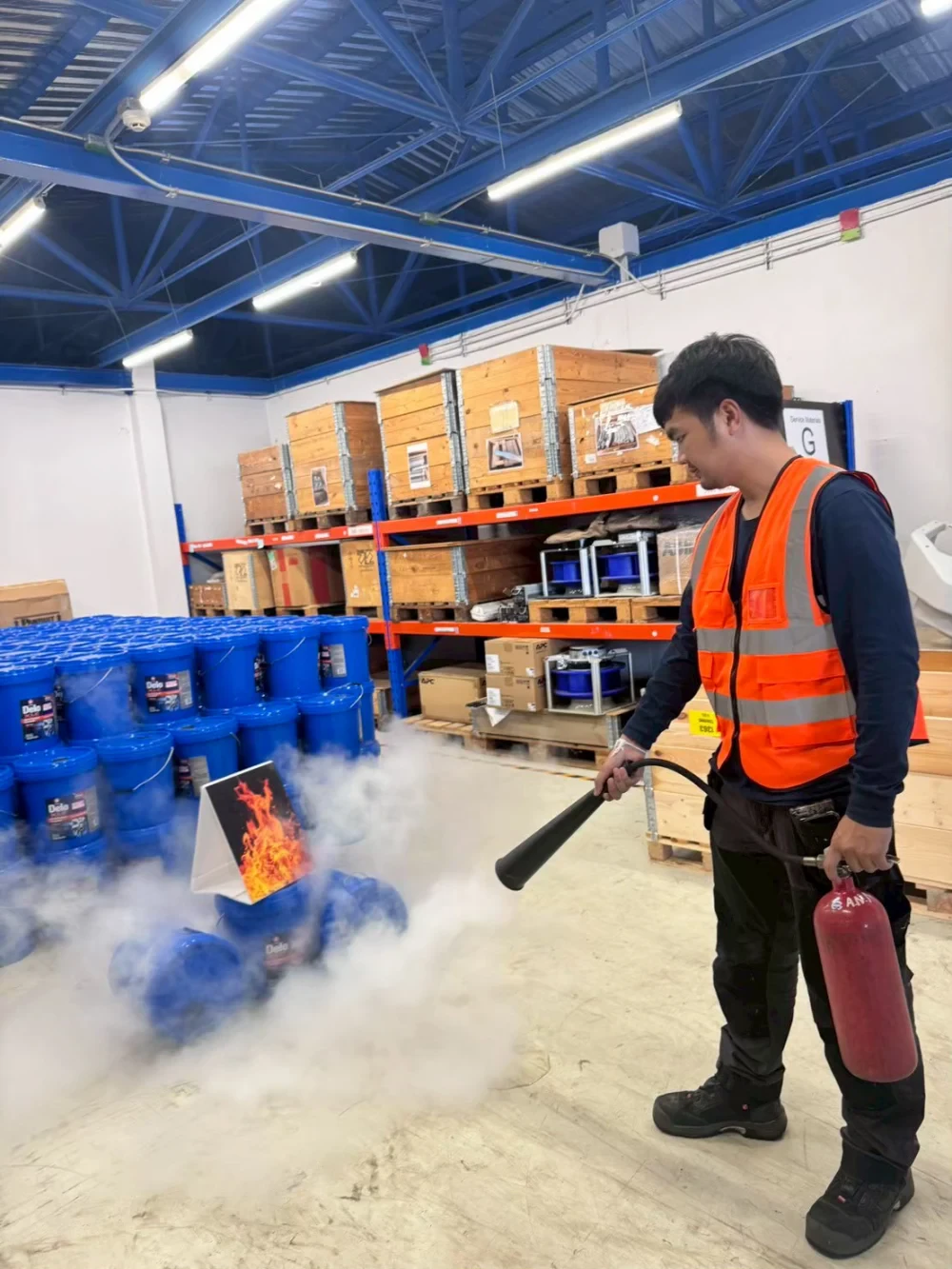 โครงการด้านความปลอดภัยและอาชีวอนามัย: โครงการอบรมระงับอัคคีภัยและการบริหารจัดการเหตุฉุกเฉิน