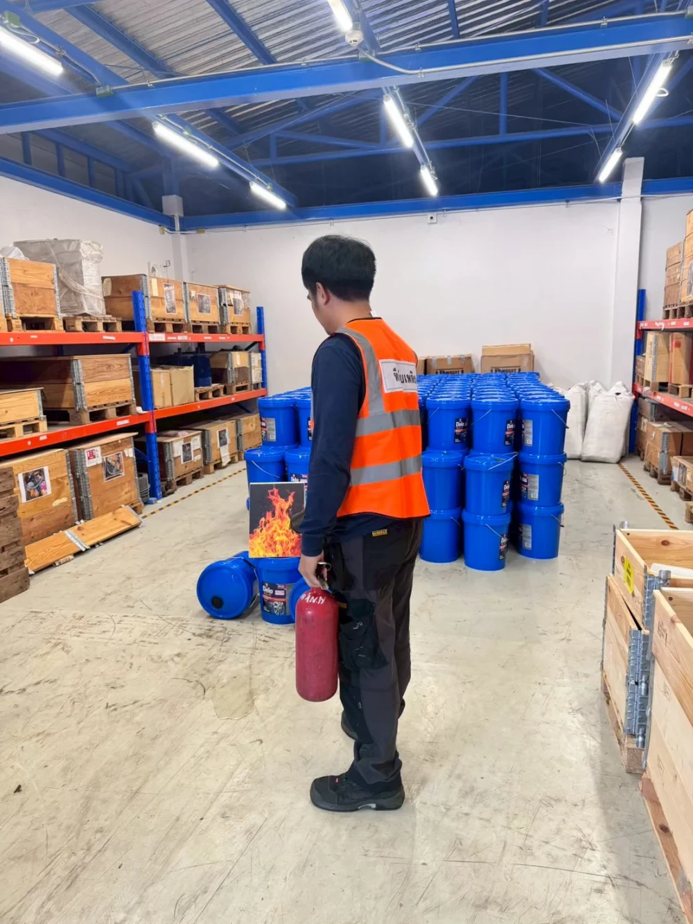 โครงการด้านความปลอดภัยและอาชีวอนามัย: โครงการอบรมระงับอัคคีภัยและการบริหารจัดการเหตุฉุกเฉิน