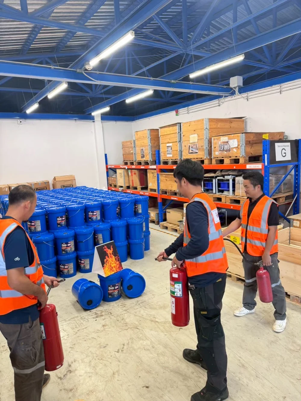 โครงการด้านความปลอดภัยและอาชีวอนามัย: โครงการอบรมระงับอัคคีภัยและการบริหารจัดการเหตุฉุกเฉิน