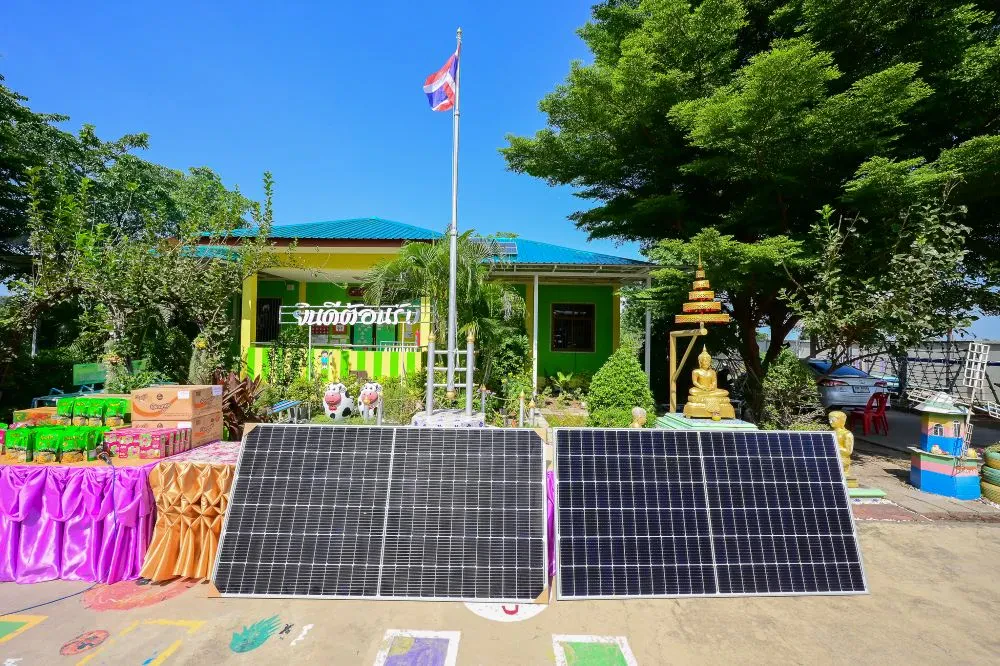 SSP ติดตั้งโซลาร์รูฟท็อปให้ศูนย์พัฒนาเด็กเล็ก อบต.วังขอนขว้าง จ.ลพบุรี