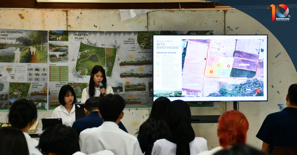 SSP Elevates “Romklao Wind Farm” into a Sustainable Learning Center in Collaboration with MSU