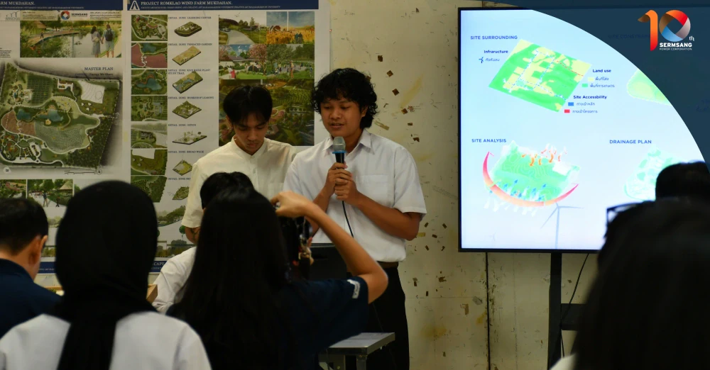 SSP Elevates “Romklao Wind Farm” into a Sustainable Learning Center in Collaboration with MSU